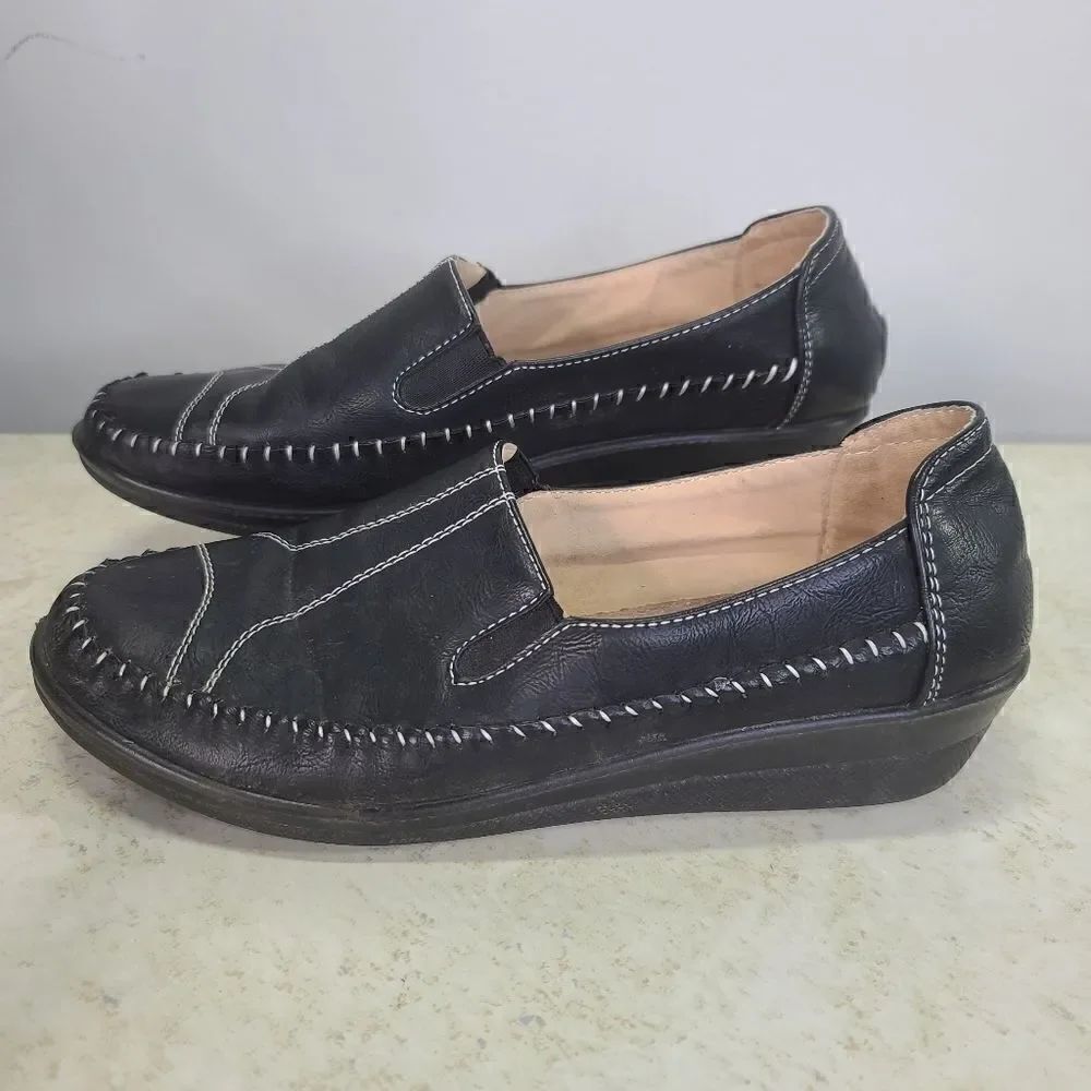 Dorothy Gaynor Black Comfy Shoes Size 8